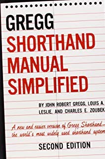 Cover of Gregg Shorthand Manual Simplified
