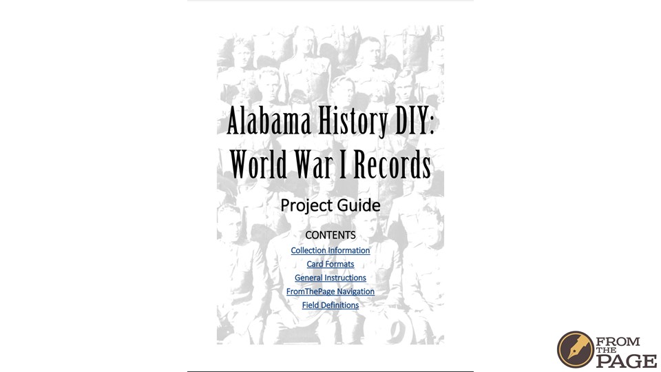 World War I Records